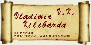 Vladimir Kilibarda vizit kartica